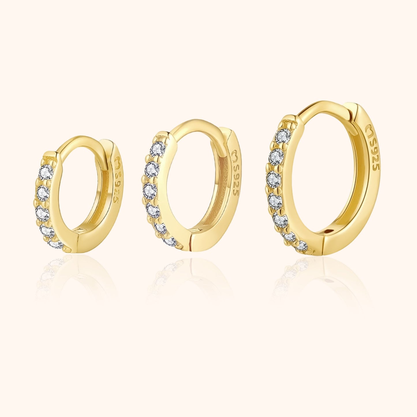 Aretes Triple Aros