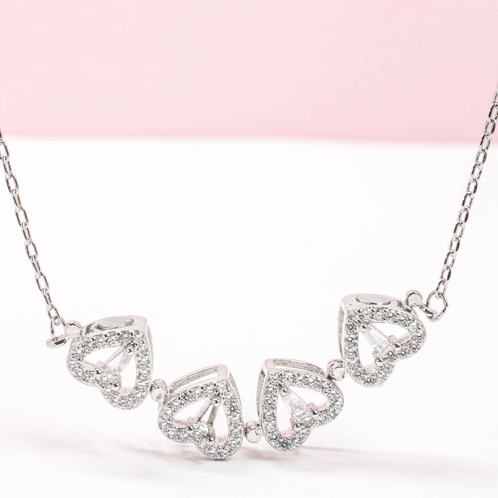 Collar Trébol de Corazones