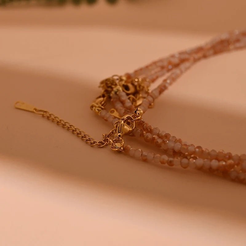 Collar Cuentas Letter