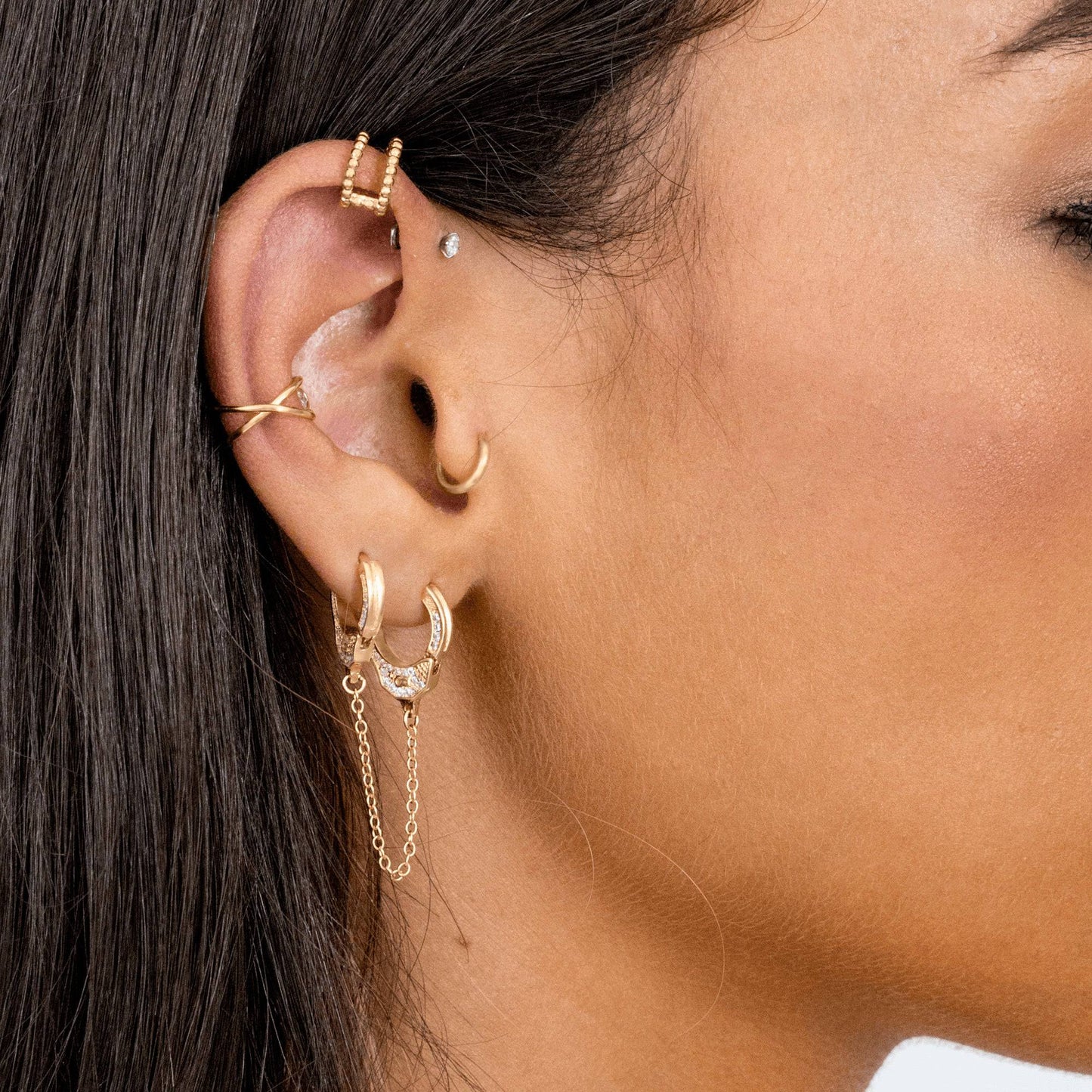 Aretes Ear Cuff - U
