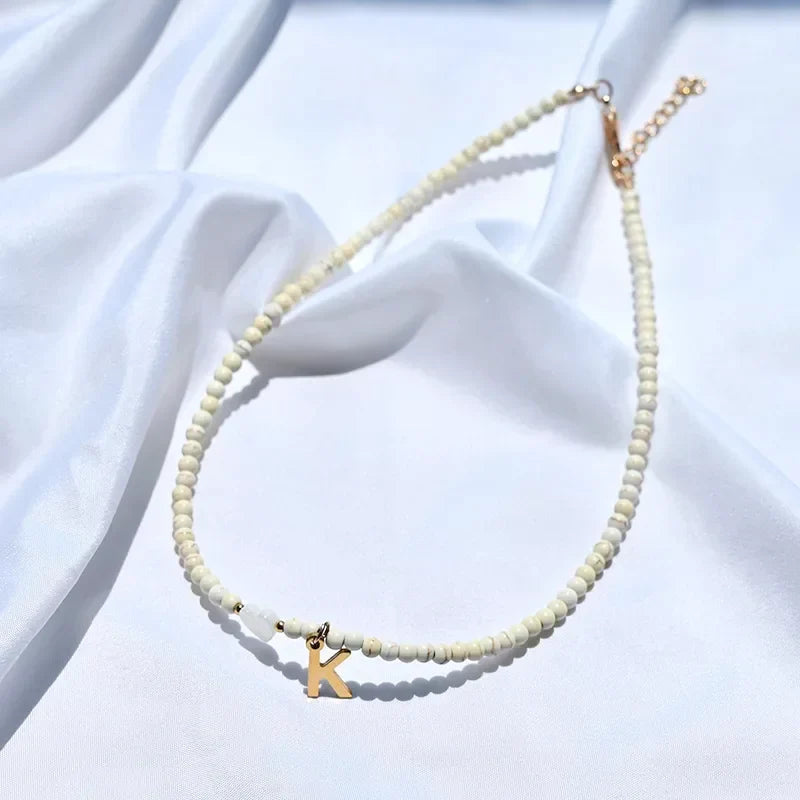 Choker inicial con cuentas