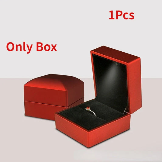 Caja Regalo Anillo con Luz
