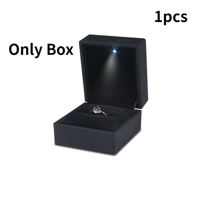 Caja Regalo Anillo con Luz